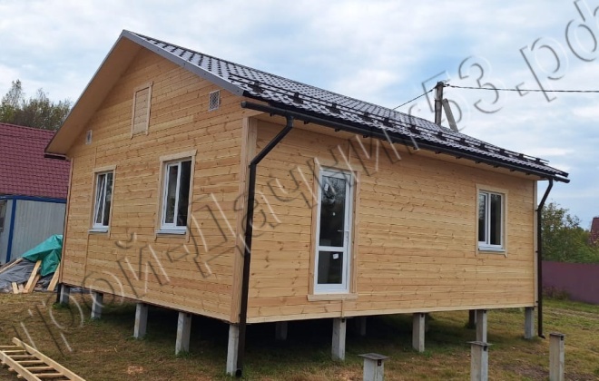 2 Каркасный дом Д-139, 8х7м, 62 М², Московская область, Сергиево  Посадский район, ДНТ Удачное (29)